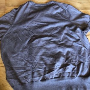 Short sleeved taupe colored sweater